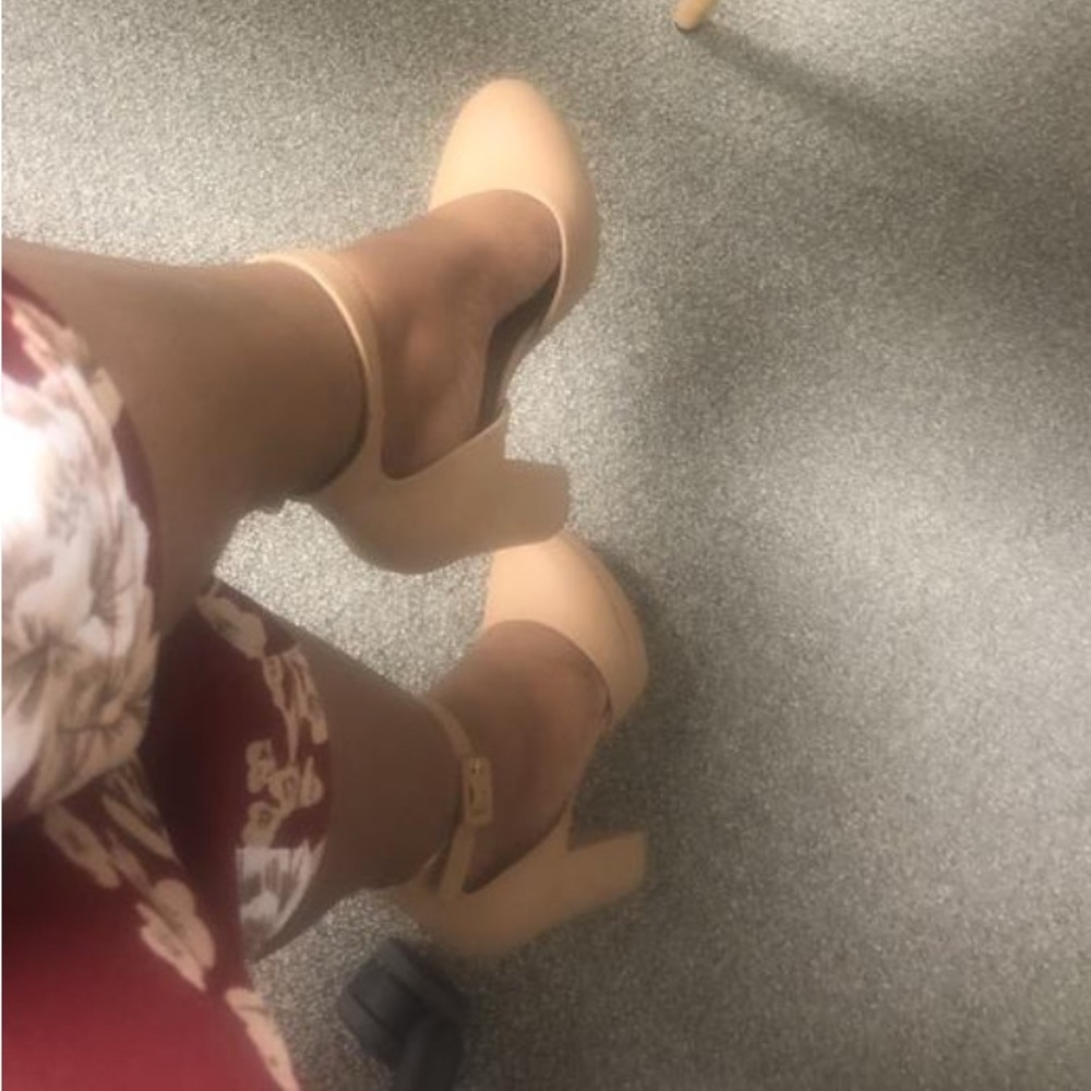 NWT [Sun + Stone] Estrella Block-Heel Closed Toe Pump Heels Rose Womens 8.5, 9.5 - Picture 11 of 16